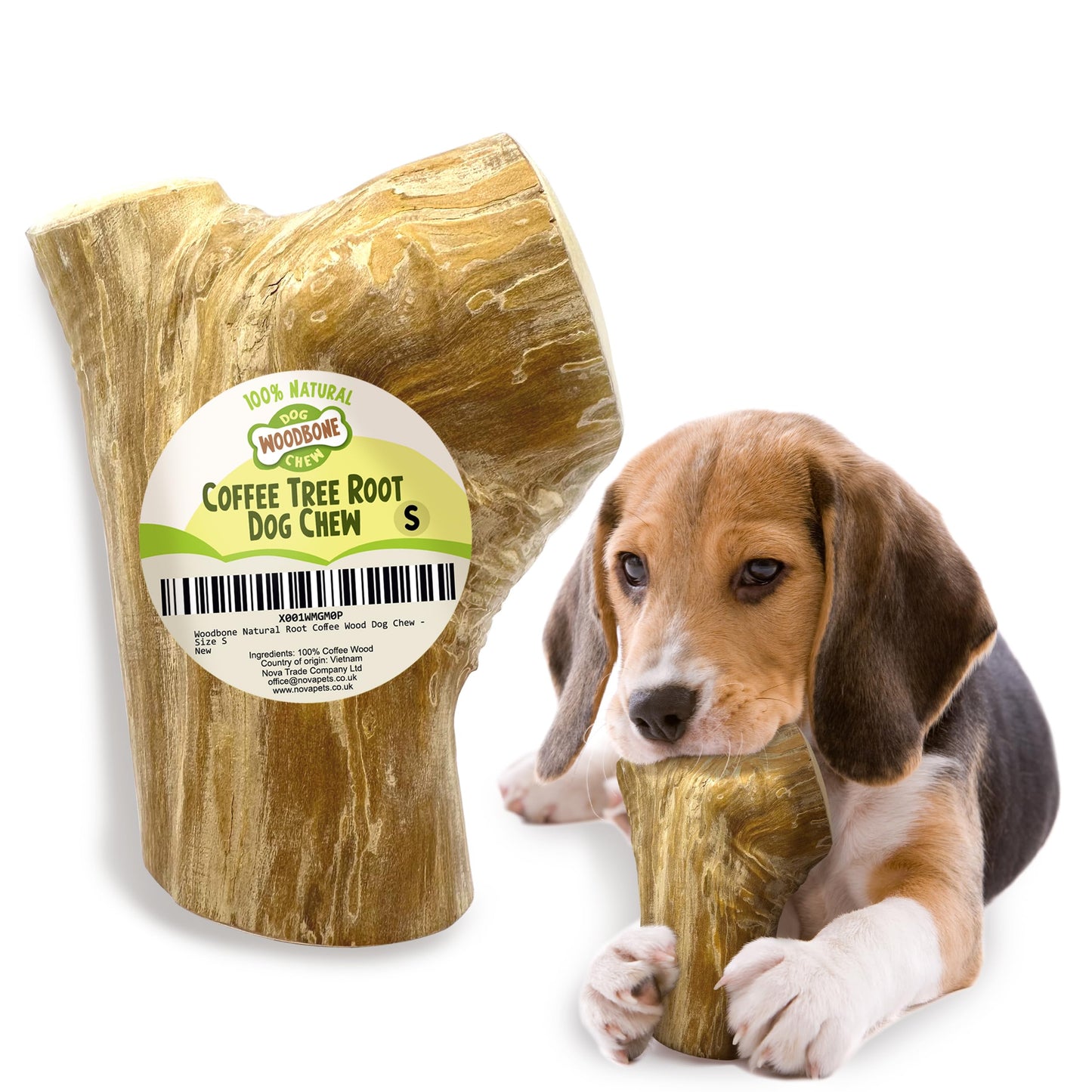 Coffee Root Dog Chew Toy – Natural & Durable